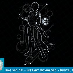 marvel eternals sprite line art silhouette t-shirt copy png sublimate
