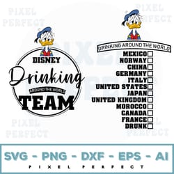 drinking around the world svg, disney drinking team svg, drinking around the world epcot svg, epcot drink around