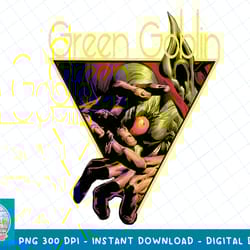 marvel green goblin triangle portrait t-shirt copy png sublimate