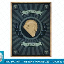 marvel kingpin defender i am the kingpin graphic t-shirt t-shirt copy png sublimate