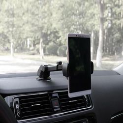 Rotatable Dashboard Phone Mount | Retractable Car Phone Holder | Universal Rotatable Car Dashboard Holder Mount