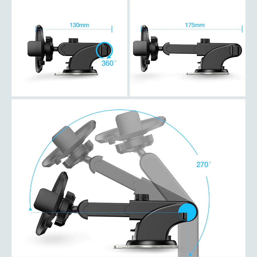 Retractable Car Phone Holder 4