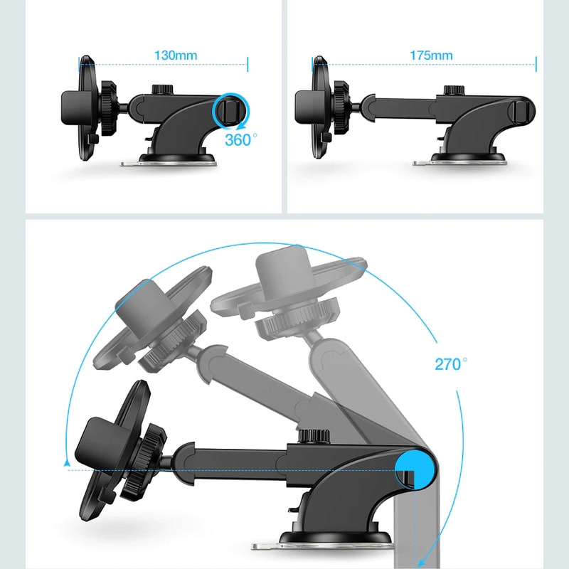 Retractable Car Phone Holder 4