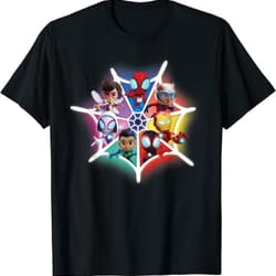 marvel spidey and his amazing friends avengers team-up t-shirt