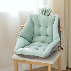 soft and cuddly kawaii bunny chair cushion - perfect for lounging in style & working comfortably