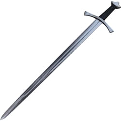 medieval knightly arming sword replica with high carbon tempered steel blade