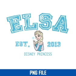 elsa est.2013 disney princess png, princess family trip 2023 png, elsa princess png digital file