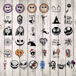 1700 file nightmare before christmas svg