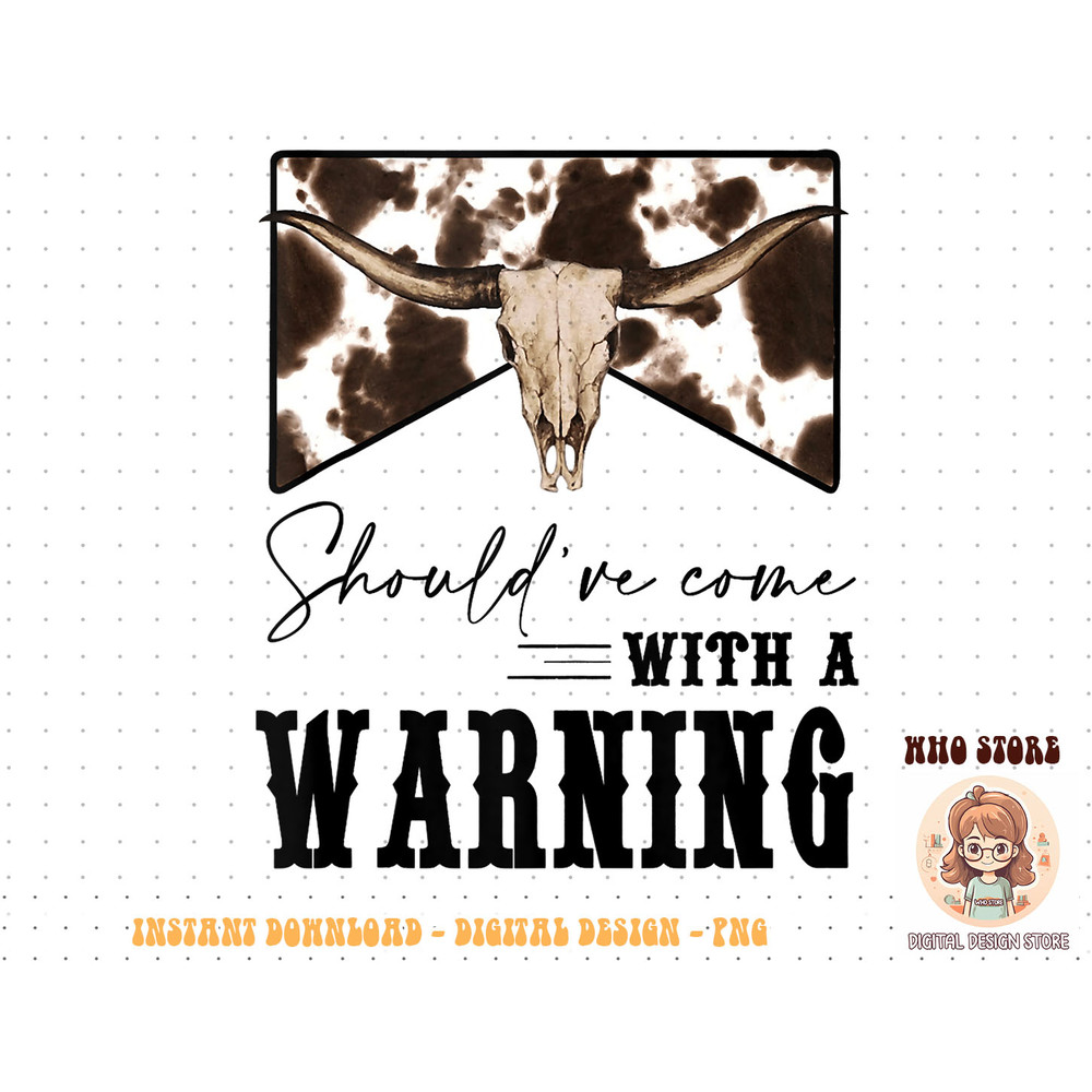 Leopard Cow Skull Should've Come With A Warning Western Tank Top copy.jpg