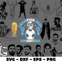 lionel messi svg bundle