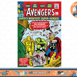 marvel avengers first issue comic cover t-shirt.pngmarvel avengers first issue comic cover t-shirt copy png