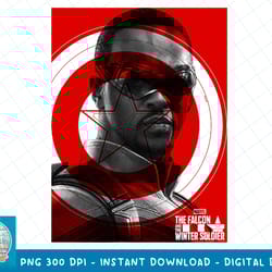 marvel the falcon & the winter soldier falcon shield poster t-shirt copy