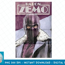 marvel the falcon and the winter soldier baron zemo concert t-shirt copy