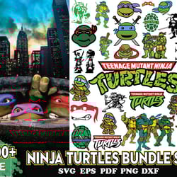 1000 files ninja turtles bundle svg, cartoon svg, super svg