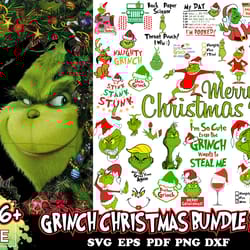 546 grinch christmas svg bundle, christmas svg, grinch svg, xmas svg, grinch design, digital download