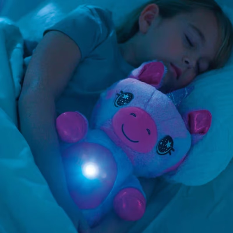 Stuffed Animal Night Light for Kids Pink Purple 1