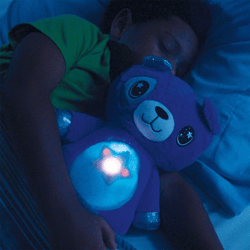 stuffed animal with light projector | comforting toy plush toy night light | soothing bedtime plush light