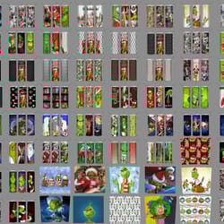 130 file grinch tumbler designs bundle png high quality, designs 20 oz sublimation, bundle design template for sublimati