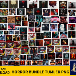 250 horror bundle tumbler png high quality, designs 20 oz sublimation