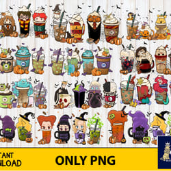 coffee halloween bundle 30 png