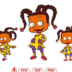 rugrats susie svg, chuckie rugrats svg, tommy rugrats svg, angelica rugrats svg png
