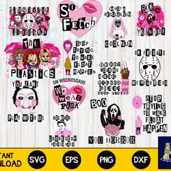 mean girls x horror, this mask is all that fits me