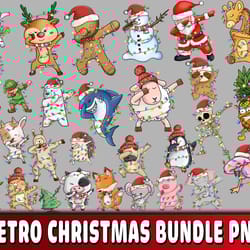 retro christmas bundle 4