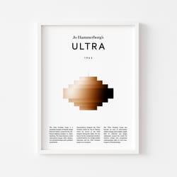 ultra by jo hammerborg, digital poster, midcentury design, printable art, wall decor, art print, downloadable art