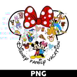 disney family vacation png, family vacation png, mickey mouse png, disney png - digital file