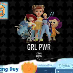 disney pixar toy story 4 grl pwr distressed t-shirt copy