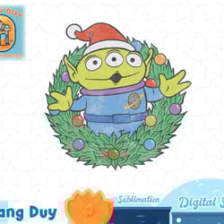 disney pixar toy story alien christmas wreath t-shirt copy