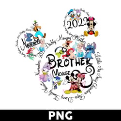 mickey and minnie mouse png, disney brother png, disney family vacation 2023 png, disney png - digital file
