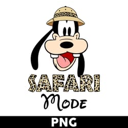 safari mode png, goofy png, mickey mouse png, disney png - digital file
