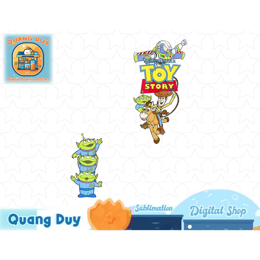 Disney Pixar Toy Story Hang In There Group Logo T-Shirt copy.jpg