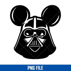 Darth Vader Mickey Ears Png, Star Wars Disney Png, Star Wars Png Digital File