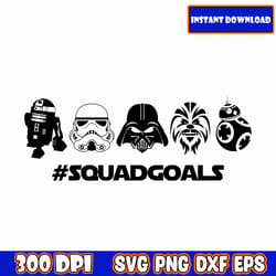 star wars squad goals svg on phoenixbundle, darth vader svg, mandalorian svg, svg for cricut, instant dowload
