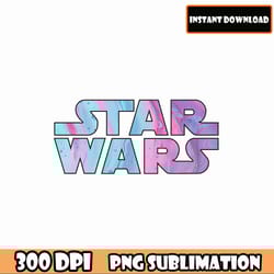 star wars logo pink blue fluid svg, star wars files, star wars clipart, yoda svg,darth vader svg, instant download