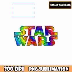 star wars logo retro tie dye svg, star wars files, star wars clipart, yoda svg,darth vader svg, instant download