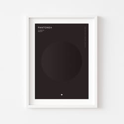 meteorite pantone color digital print, black color, abstract modern art print, printable wall art, wall decor