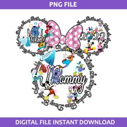 november 2022 mommy mouse png, disney family vacation png, minnie png, disney png digital file