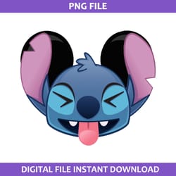 stitch head png, stitch png, disney png digital file