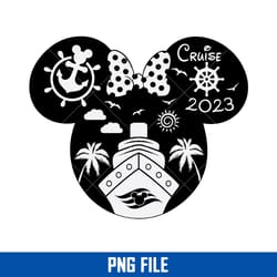 dinsey cruise 2023 minnie ears png, minnie mouse png, disney png digital file