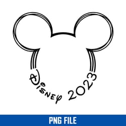 disney 2023 mickey ears png, mickey mouse png, disney png digital file