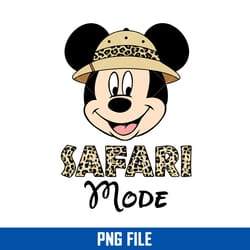 mickey safari mode png, disney safari mode png, aninmal kingdom png, disney png digital file