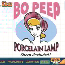 disney pixar toy story 4 bo-peep porcelain lamp poster t-shirt.pngdisney pixar toy story 4 bo-peep porcelain lamp poster