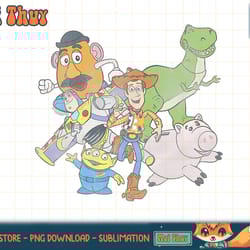 disney pixar toy story classic group shot t-shirt copy png