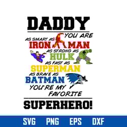 daddy superhero svg, spuper dad svg, father's day svg, png dxf eps digital file