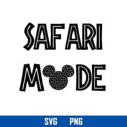 mickey safari mode svg, mickey svg, disney svg, png digital file