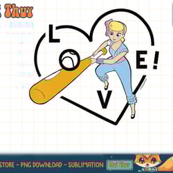 kids toy story - bo peep baseball love t-shirt copy png