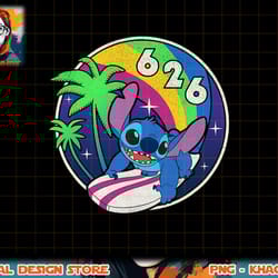 disney lilo & stitch 626 rainbow stitch day logo png